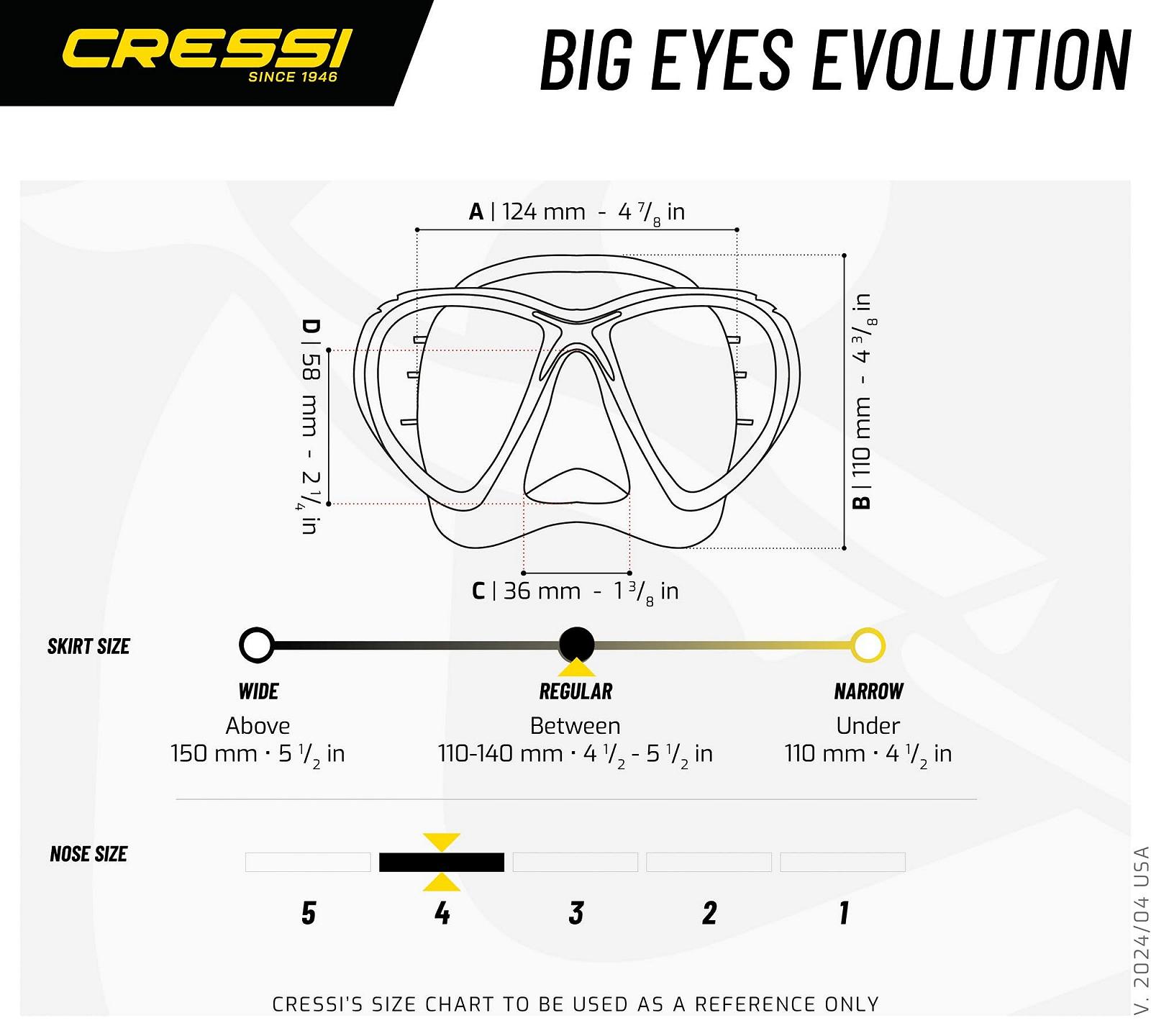 Маска Cressi Big Eyes Evolution, трубка Alpha Ultra Dry, багатокольоровий, фото №5
