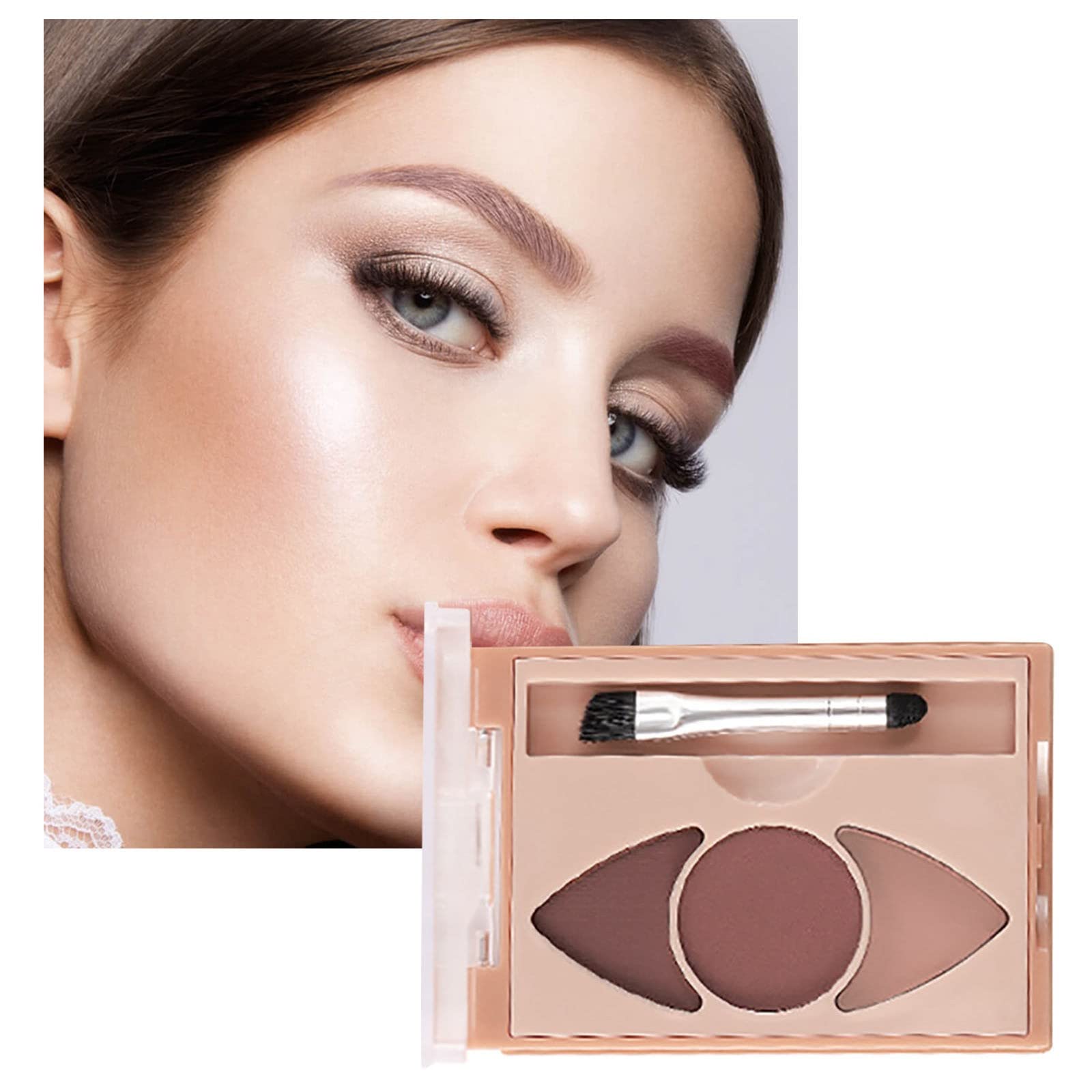 Набір для макіяжу брів із пудрою Рожеве золото Один розмір, фото №3