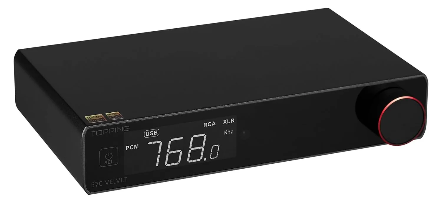 ЦАП Topping E70 Velvet Чорний, фото №1 ЦАП Topping E70 Velvet Чорний, фото №1