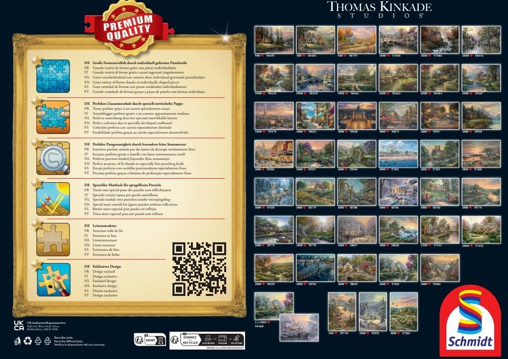 Пазл Schmidt Spiele Thomas Kinkade 58780 Испанское уличное кафе 1000 элементов, фото №3 Пазл Schmidt Spiele Thomas Kinkade 58780 Испанское уличное кафе 1000 элементов, фото №3
