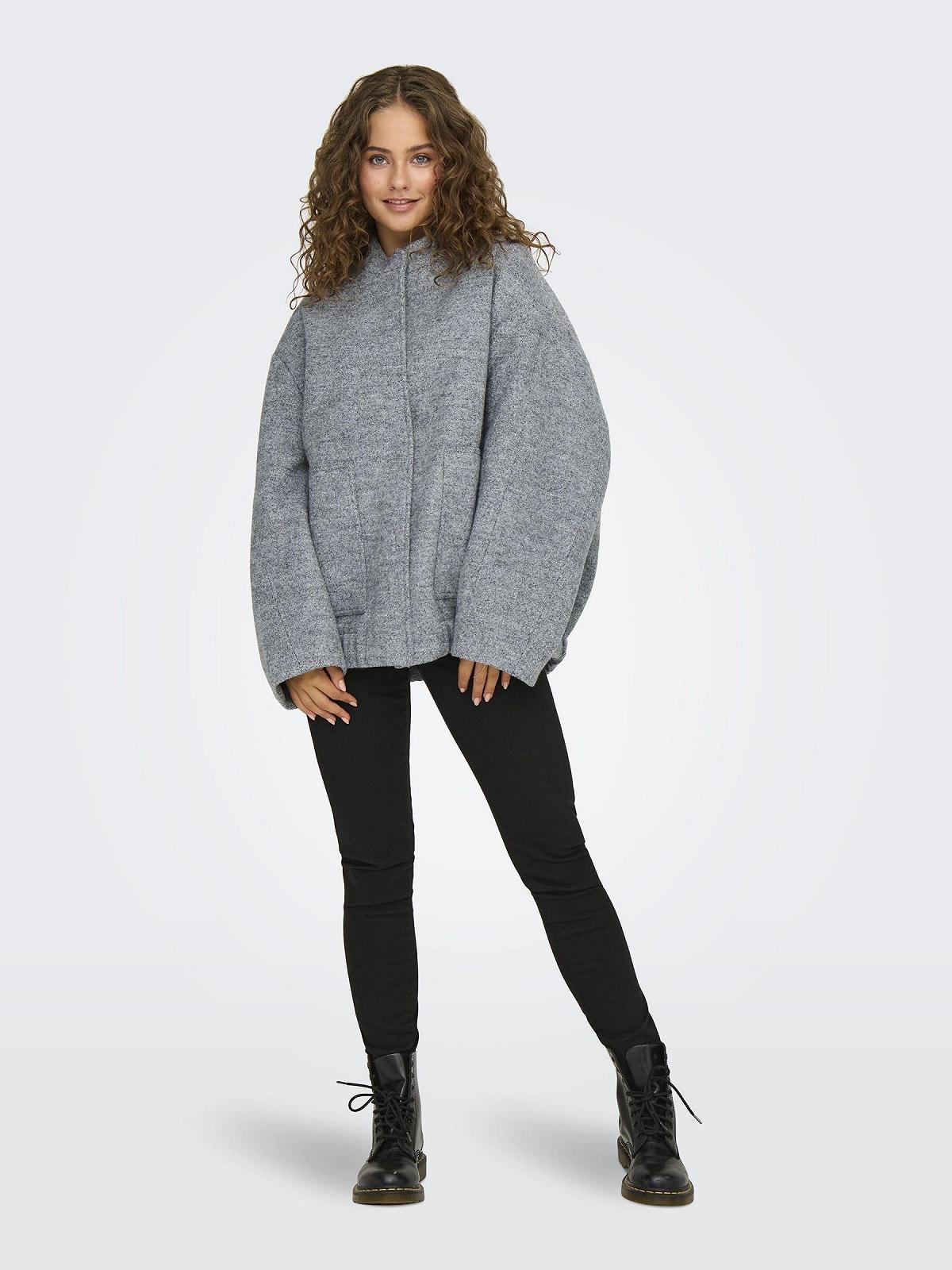Бомбер ONLY Женский Onlquinn L/S Ovs Bomber Jacket Xt PNT, фото №5