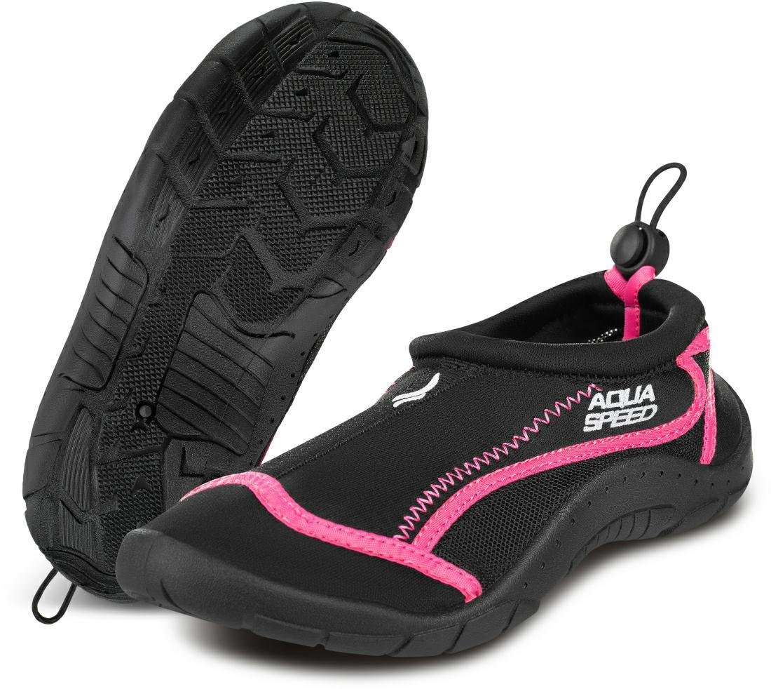 Аквашузи Aqua Speed AQUA SHOE MODEL 28D 9560 чорний, малиновий  36, фото №2