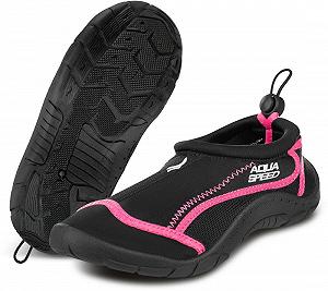 Аквашузи Aqua Speed AQUA SHOE MODEL 28D 9560 чорний, малиновий  37 synthetic.ua - Фото 1