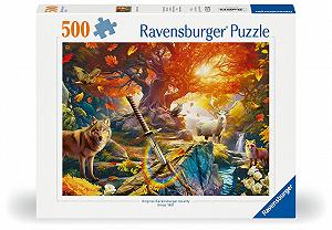 Пазл Ravensburger Excalibur Forest 500 деталей Softclick Technology synthetic.ua - Фото 1