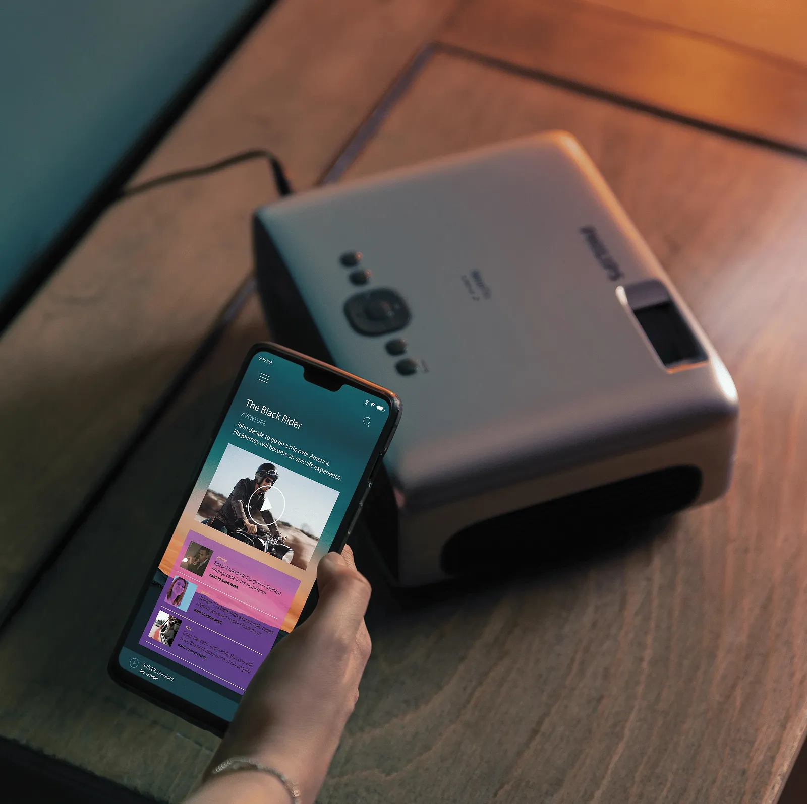 Проектор Philips NeoPix Prime 2 NPX542/INT HD Wi-Fi Bluetooth, фото №6