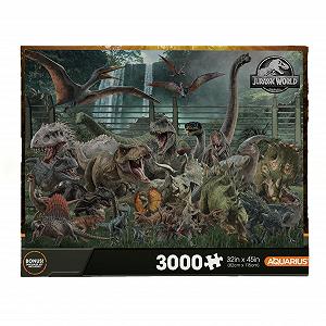 Пазл AQUARIUS Jurassic World Size Chart 3000 деталей антивідблисковий 107,95 x 89,92 см - Фото 1