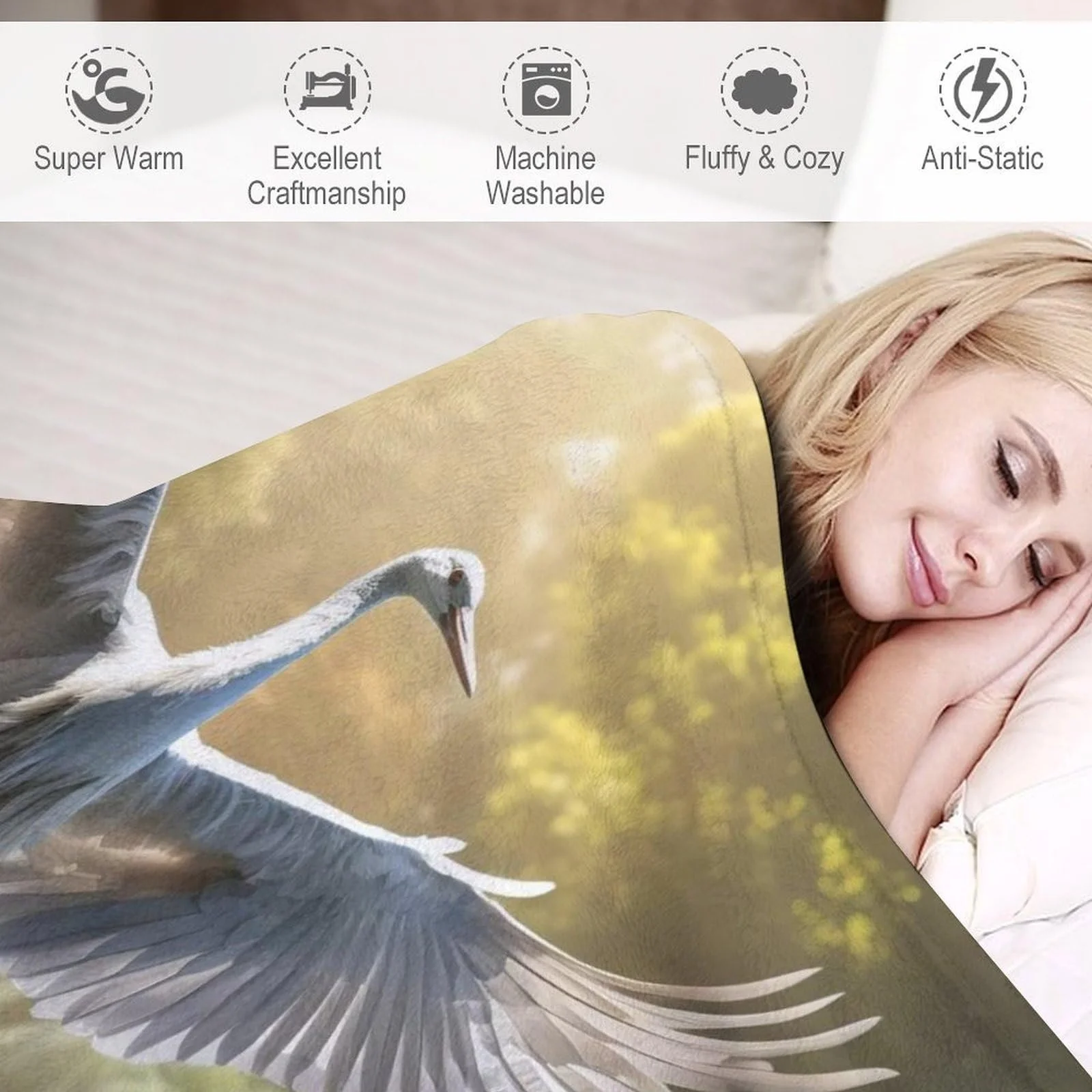 Покривало Kranich Фланелева Покривало для дивану, фото №3