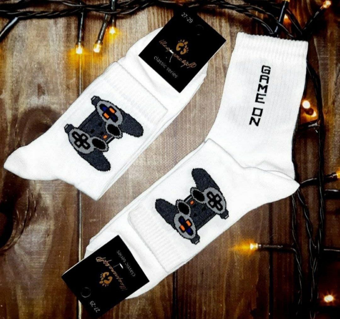 Чоловічі молодіжні шкарпетки високі демісезонні білі 39 - 44 розмір, фото №1 Чоловічі молодіжні шкарпетки високі демісезонні білі 39 - 44 розмір, фото №1