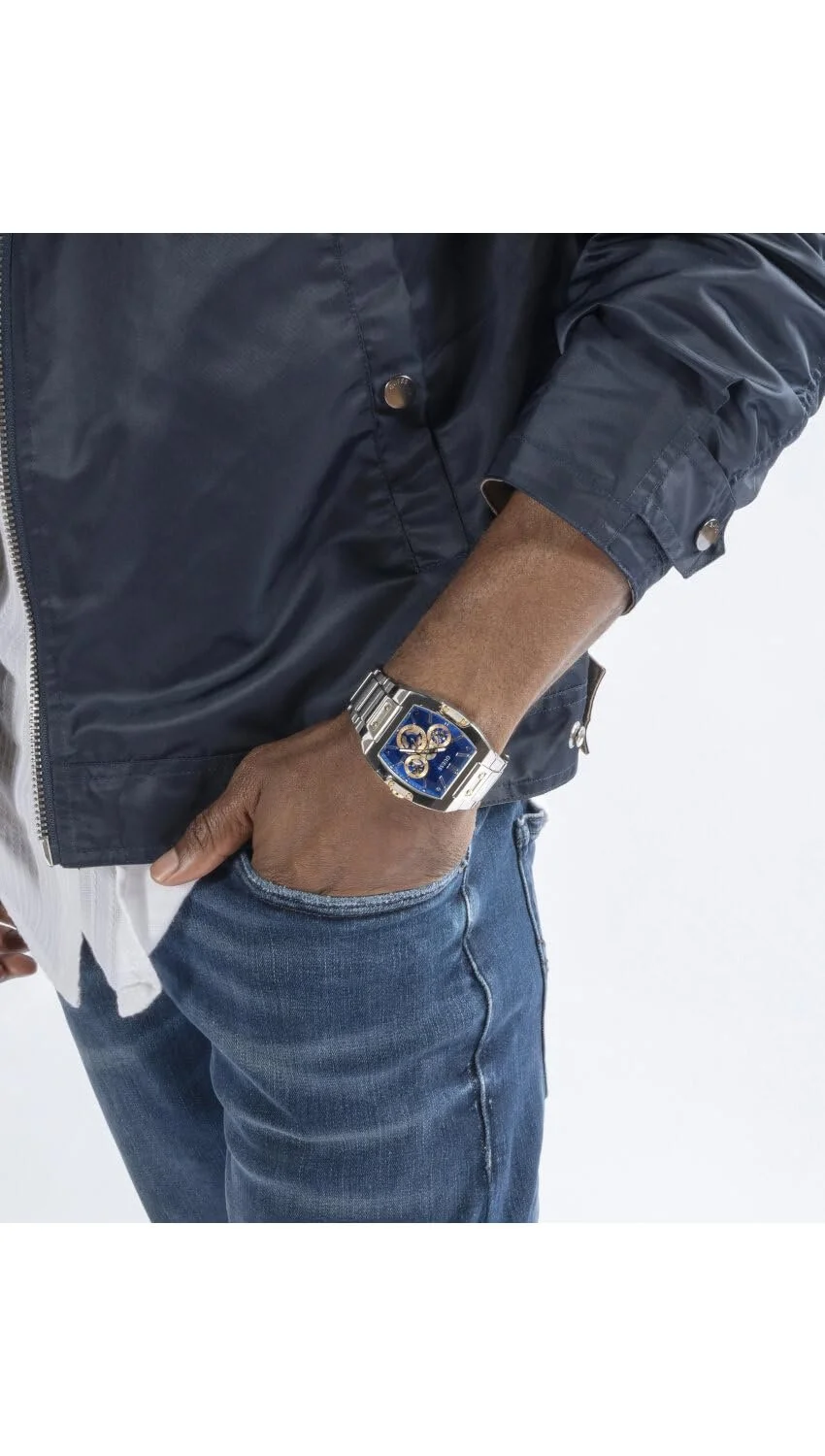 Годинник GUESS Classic GW0456G5, блакитний, фото №2 Годинник GUESS Classic GW0456G5, блакитний, фото №2