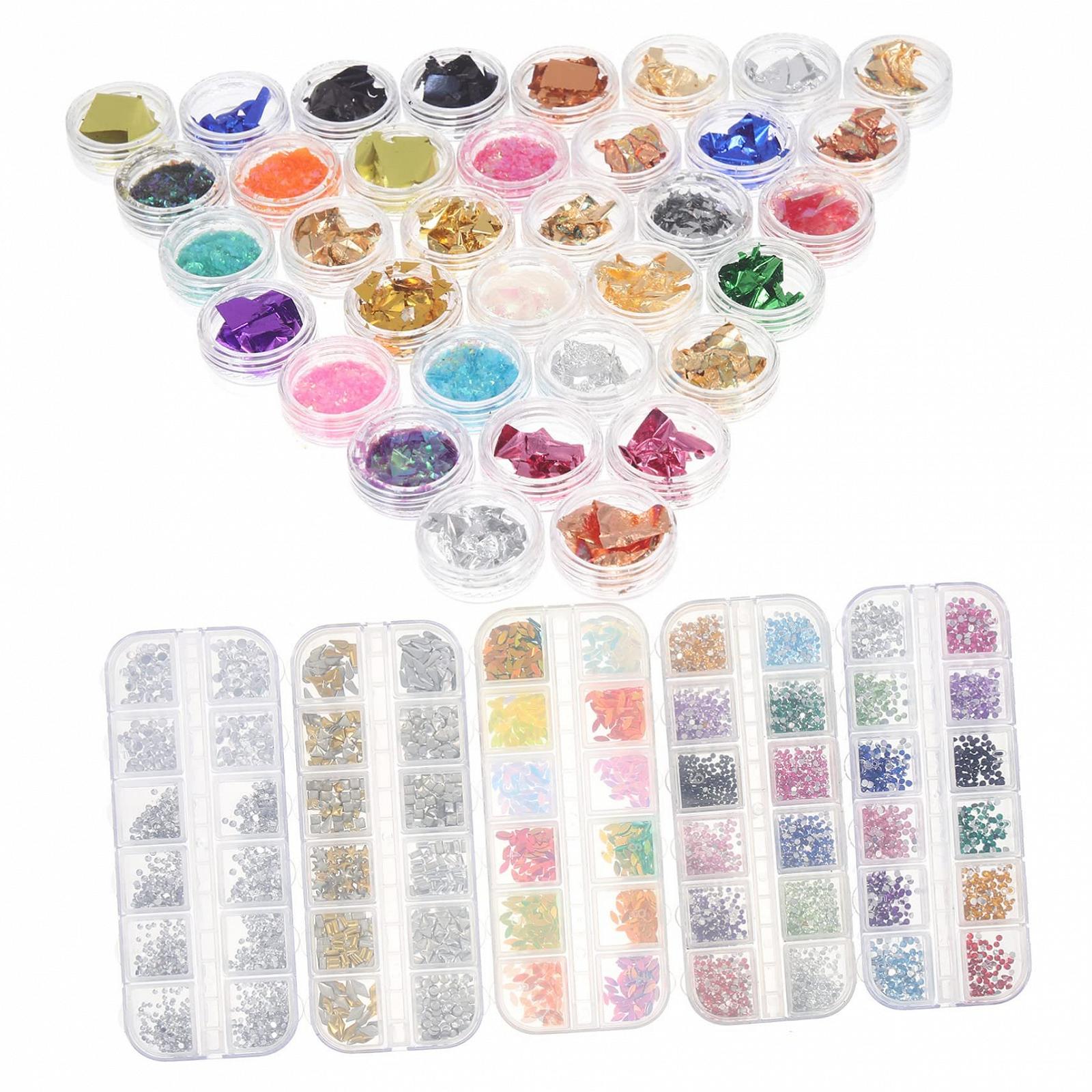 Набір Аксесуарів для Нігтів Кольорові, фото №1