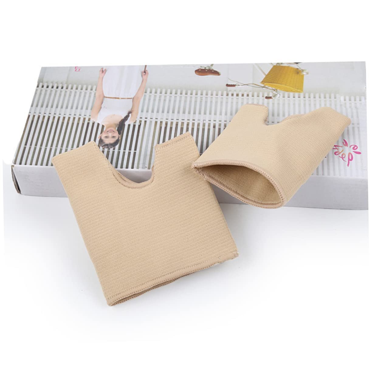 Гелевые подушечки пара Gatuidа разделитель пальцев ног для лечения халюкс вальгус, фото №2