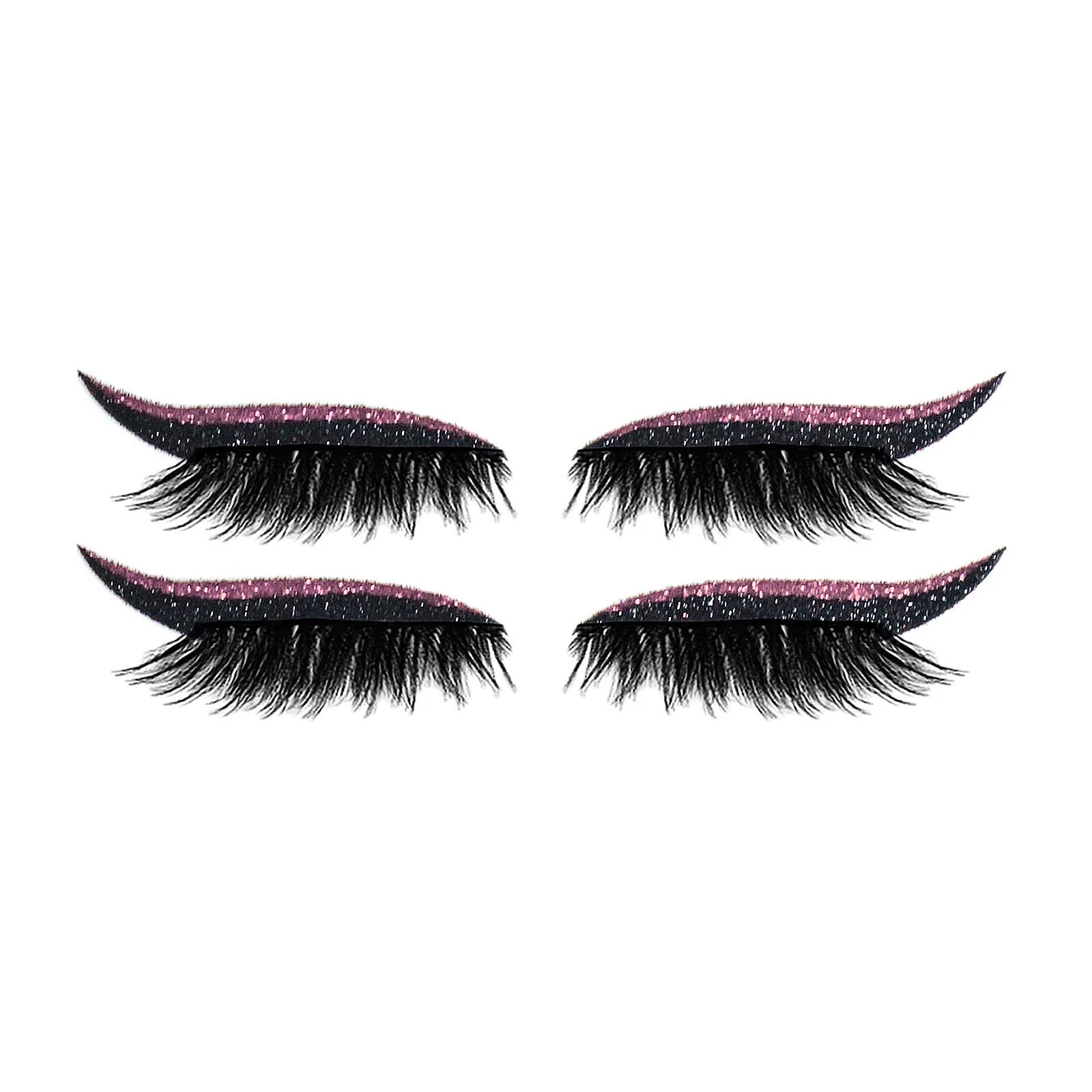 Накладные ресницы Многоразовые с тенями Невидимая лента Самоклеящиеся Для макияжа, фото №7