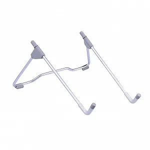 Подставка для ноутбука складная HOMSFOU эргономичная для ноутбуков, планшетов и ПК, нескользящая силиконовая подставка, регулируемый угол - Фото 1