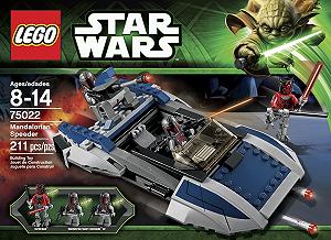 Конструктор LEGO Star Wars Mandalorian Speeder synthetic.ua - Фото 1