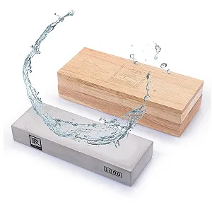 Точильний камінь Zayiko Whetstone 1000 Grit Silicon Carbide у дерев'яній коробці - Фото 1