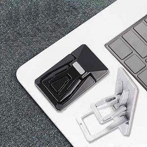 Подставка для ноутбука складная Self-Knowledgeable портативная для путешествий с регулировкой для комфорта и эргономики synthetic.ua - Фото 1