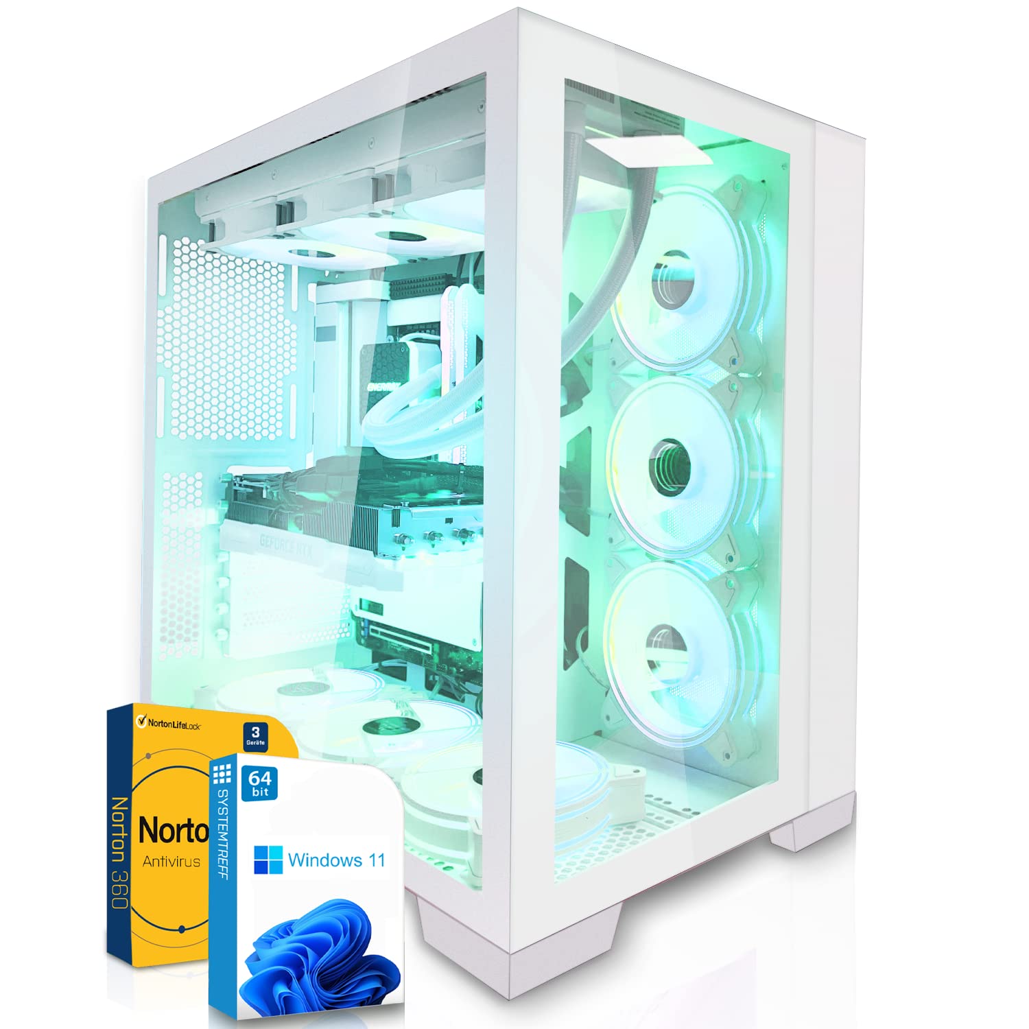 Компьютер SYSTEMTREFF High-End Gaming PC AMD Ryzen 7 5800X 8x4.7GHz Nvidia GeForce RTX 4070 12GB 1TB 32GB, фото №1