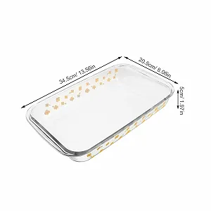 Форма для запікання прямокутна скляна 22 L термостійка synthetic.ua - Фото 1