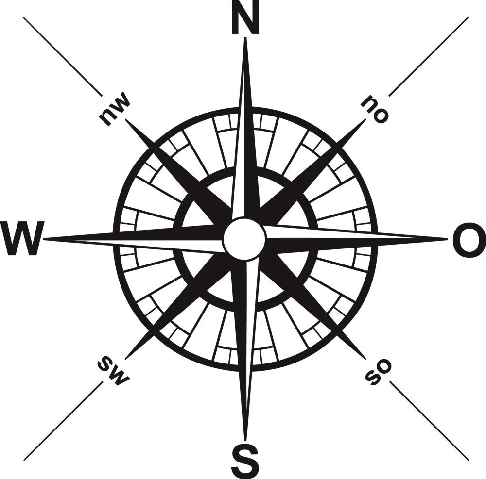 Наклейка на стену GRAZDesign Compass 30 x 30 см Черная (070), фото №2