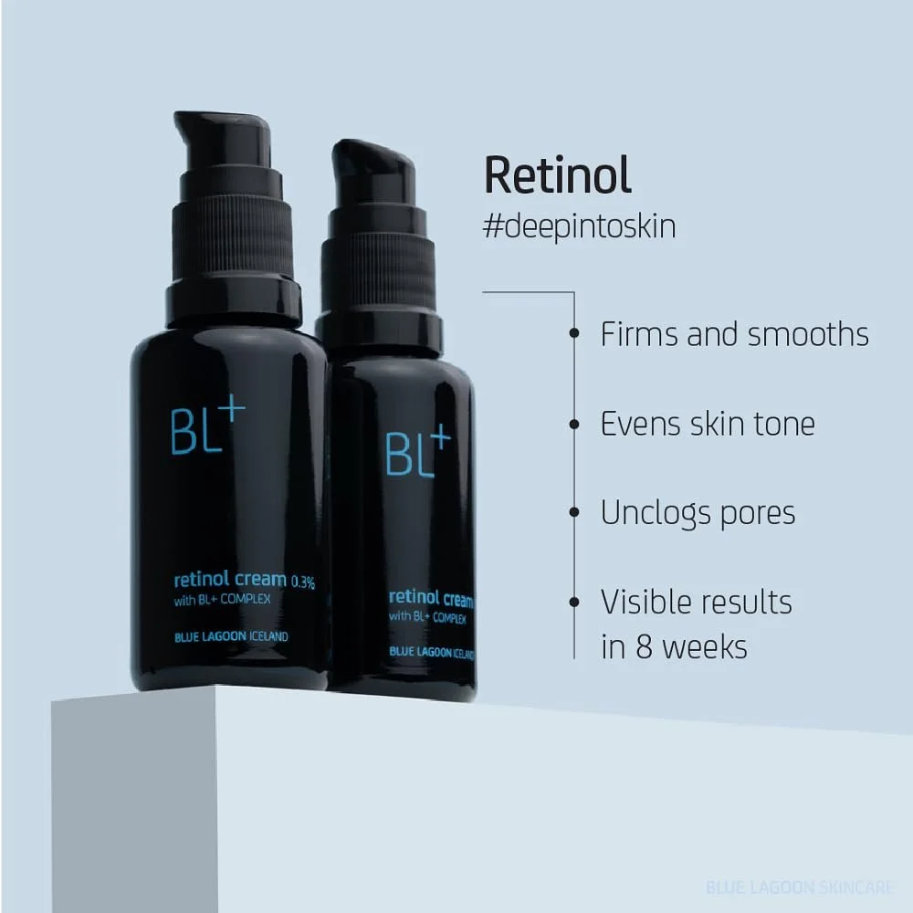 Крем для обличчя Blue Lagoon BL+ Retinol Cream 0.3% зволожувальний 30 мл, фото №4 Крем для обличчя Blue Lagoon BL+ Retinol Cream 0.3% зволожувальний 30 мл, фото №4