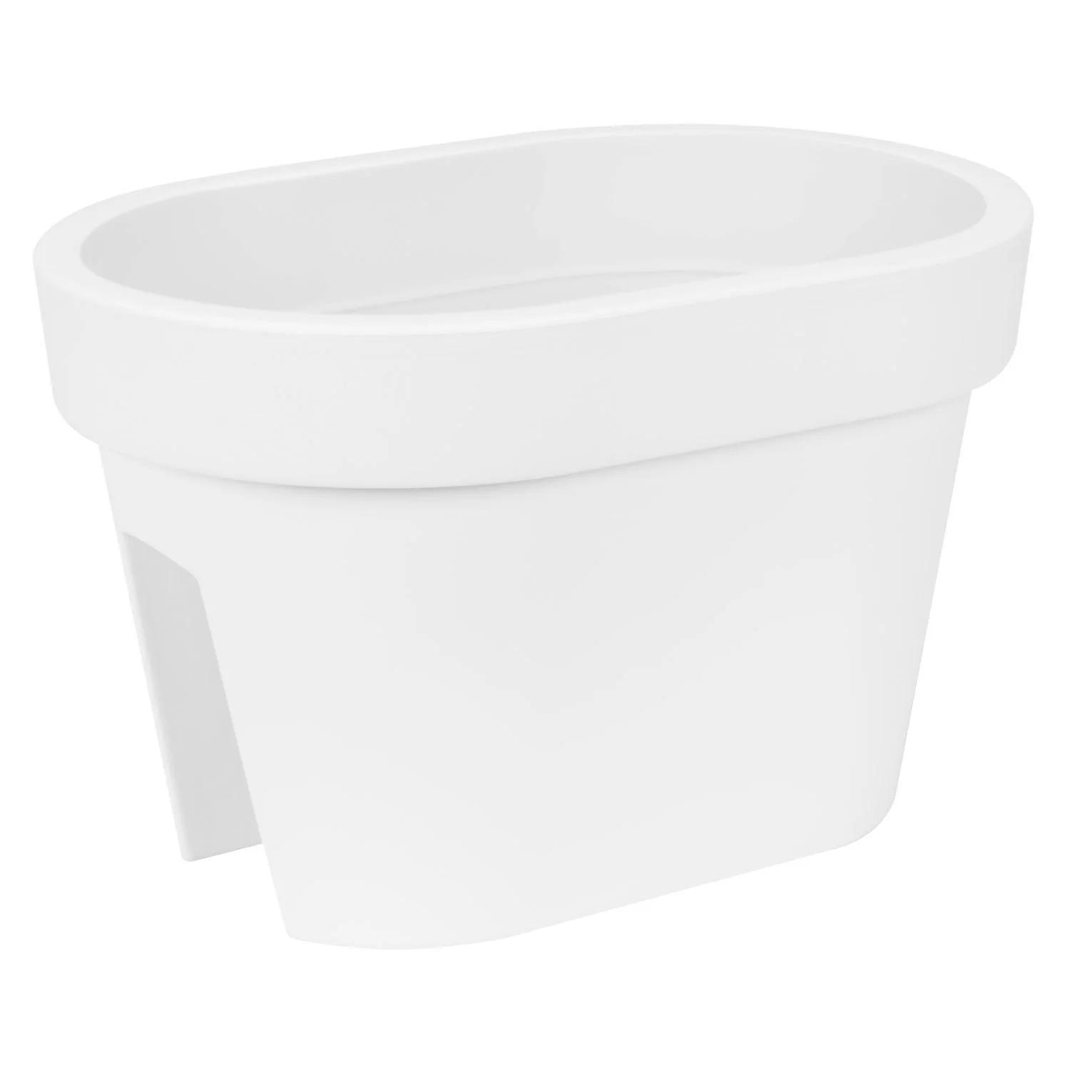 Балконный ящик для цветов Lofly Balcony Flower Box L 400 мм Белый, фото №1