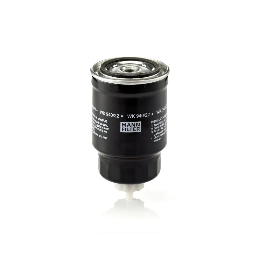Топливный фильтр MANN-FILTER WK 940/22 для NISSAN BOMAG CUMMINS KOMATSU GEHL, фото №1
