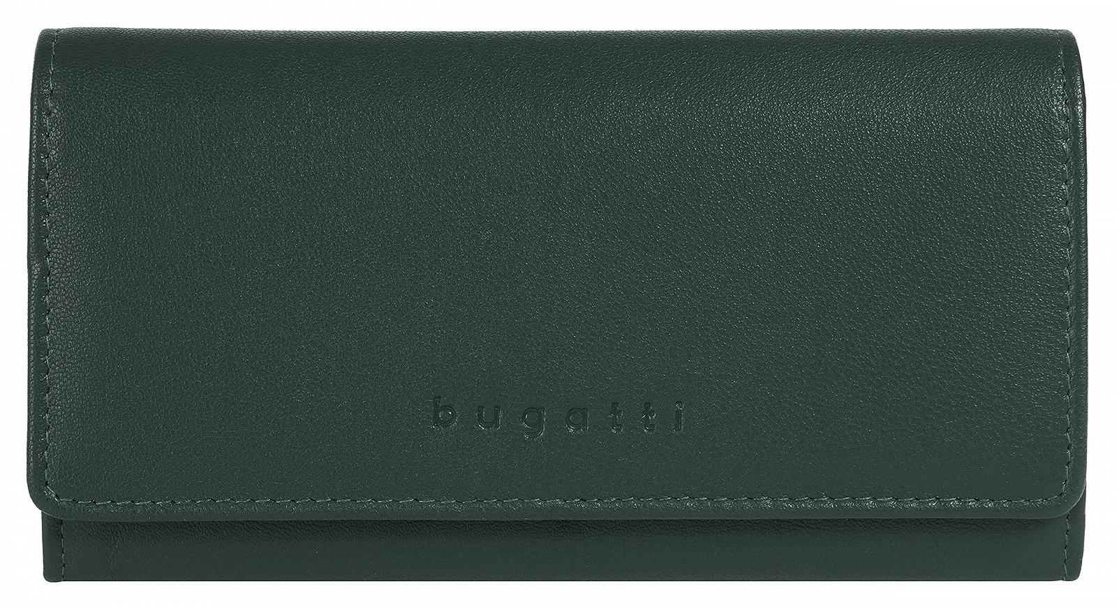 Кошелек BUGATTI Punto Женский кожаный кошелек RFID Зеленый, фото №1
