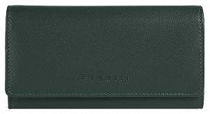 Кошелек BUGATTI Punto Женский кожаный кошелек RFID Зеленый - Фото 1