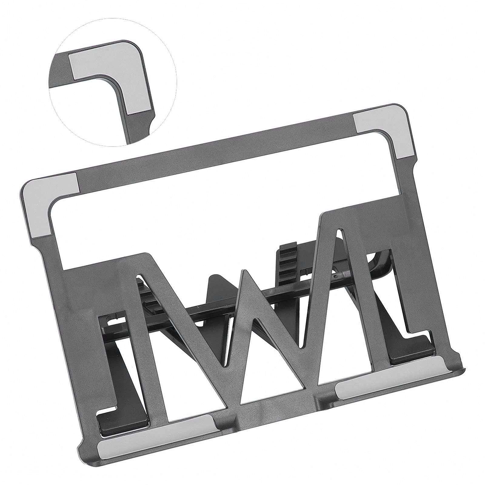 Підставка для ноутбука регульована 5 рівнів висоти складана портативна з нековзким килимком і порожнистим дизайном для ноутбуків 10-17,3 дюймів, планшетів, для дому та офісу, фото №3 Підставка для ноутбука регульована 5 рівнів висоти складана портативна з нековзким килимком і порожнистим дизайном для ноутбуків 10-17,3 дюймів, планшетів, для дому та офісу, фото №3