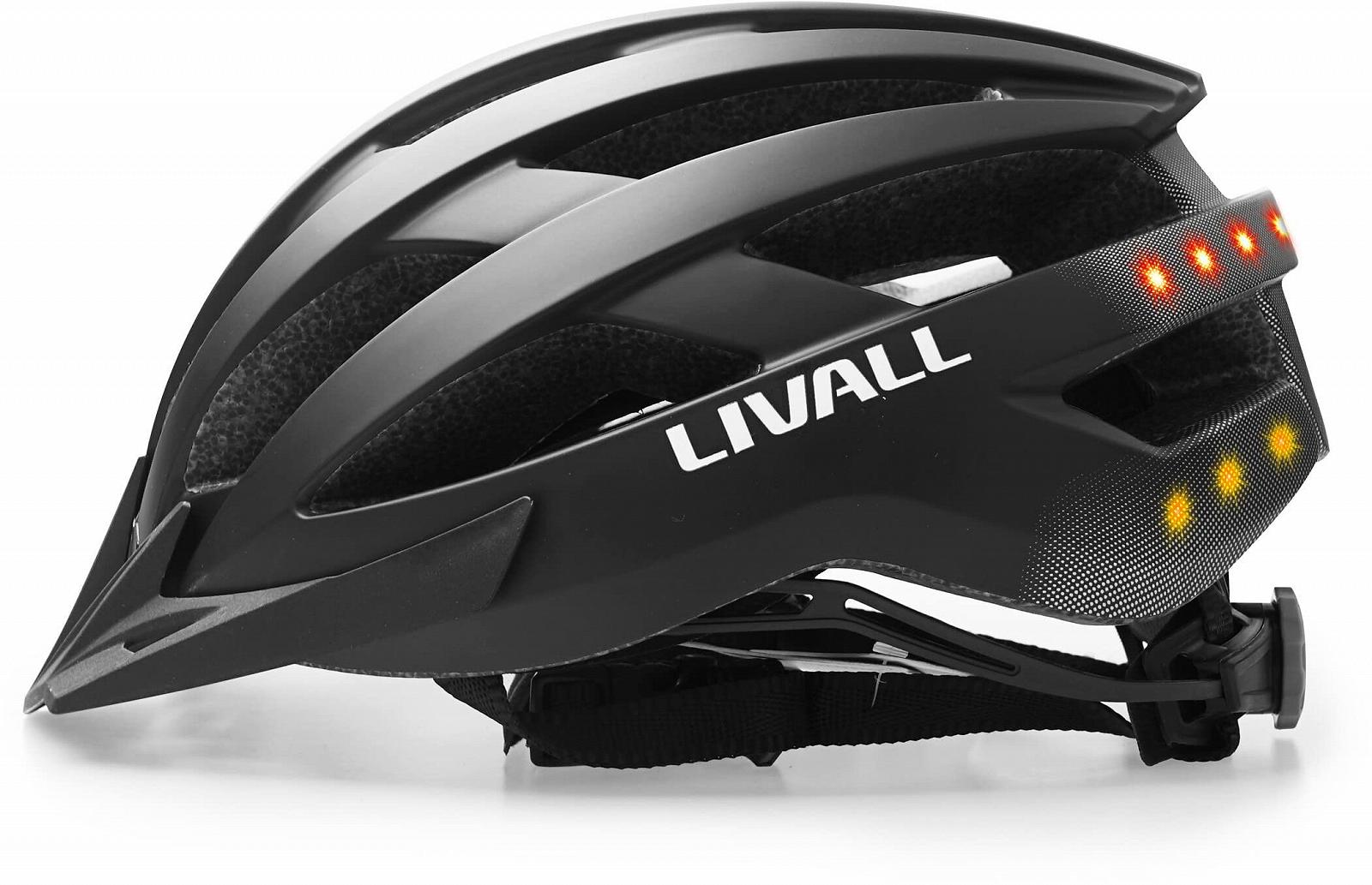 Шолом Велосипедний Smart Livall MT1 Neo з LED підсвічуванням, системою SOS, мультимедійним блоком та hands-free, фото №3