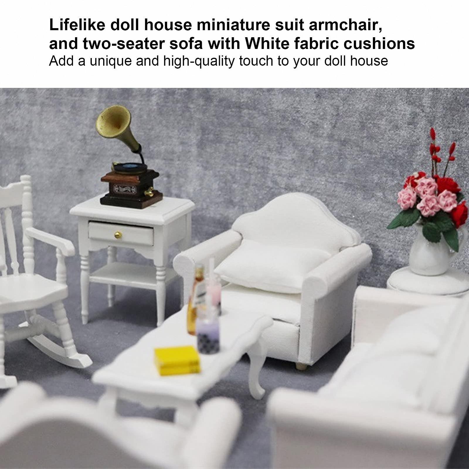 Декоративный мини диван Hosie для кукольного дома, фото №4 Декоративный мини диван Hosie для кукольного дома, фото №4