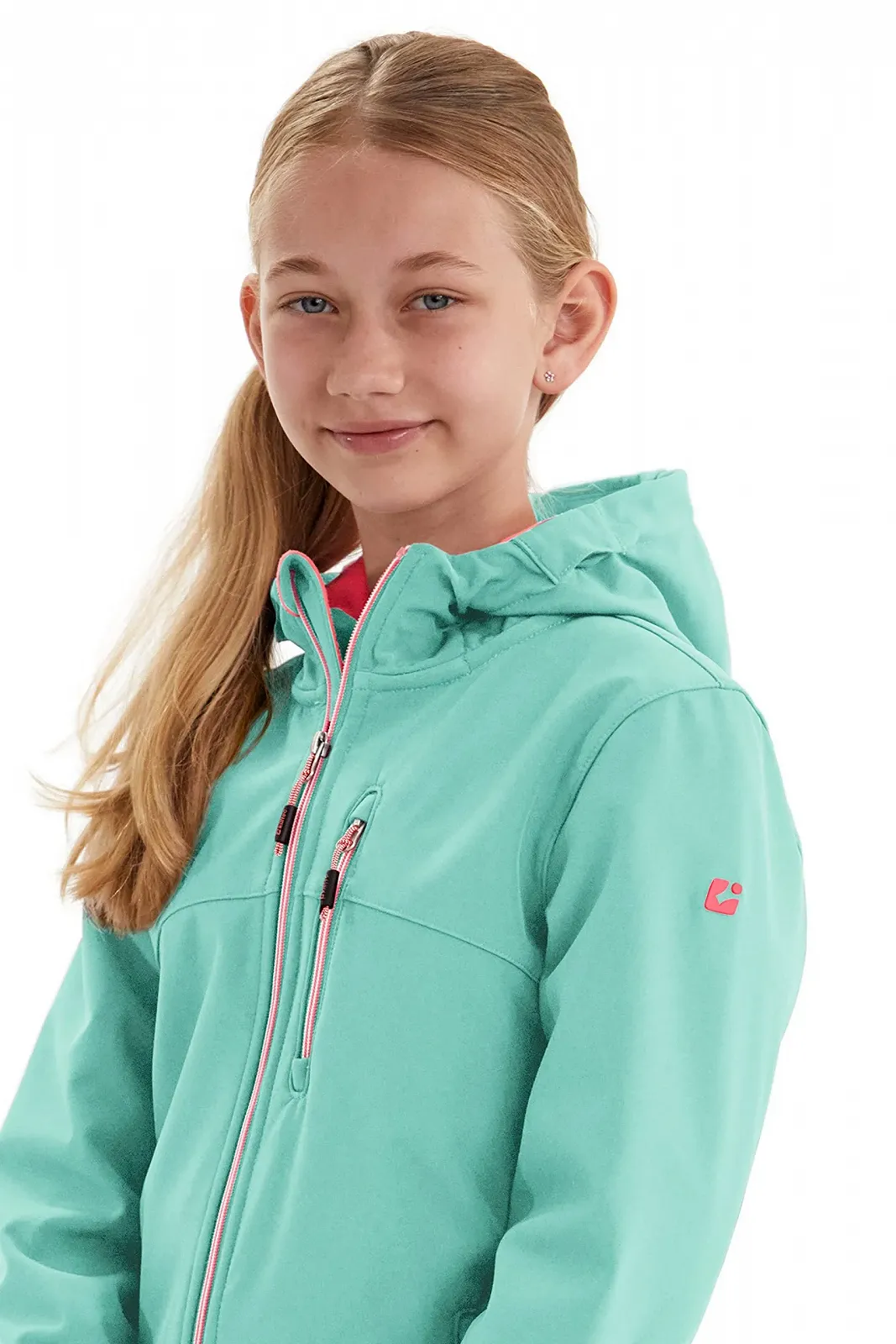Софтшел куртка Killtec для девочек с капюшоном, фото №5