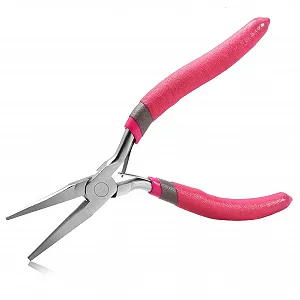 Плоскогубцы SPEEDWOX Длинногубцы 6 дюймов с гладкими губками Прецизионные тонкие плоские микро-функциональные для создания ювелирных изделий своими руками - Фото 1