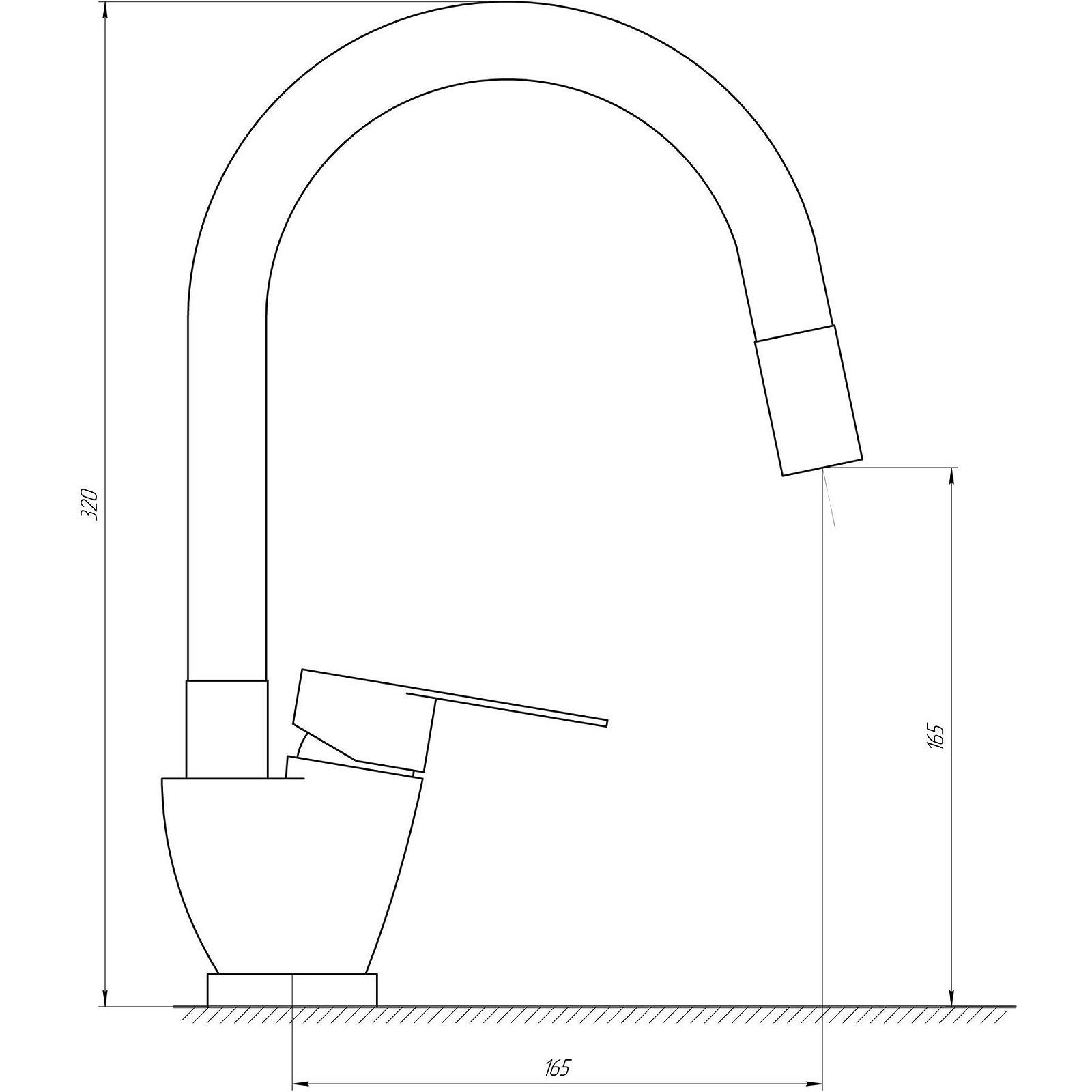 Змішувач для кухні MixMIRA MAIN MSM-203SB, фото №4 Змішувач для кухні MixMIRA MAIN MSM-203SB, фото №4