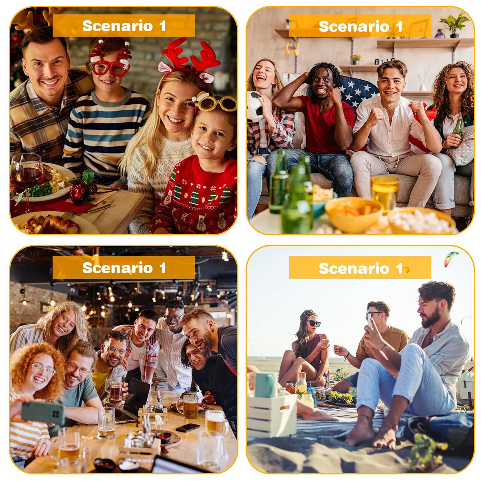 Сонцезахисні окуляри Серце Sporgo 16 пар Без оправи Неонові Різнокольорові Прозорі, фото №4