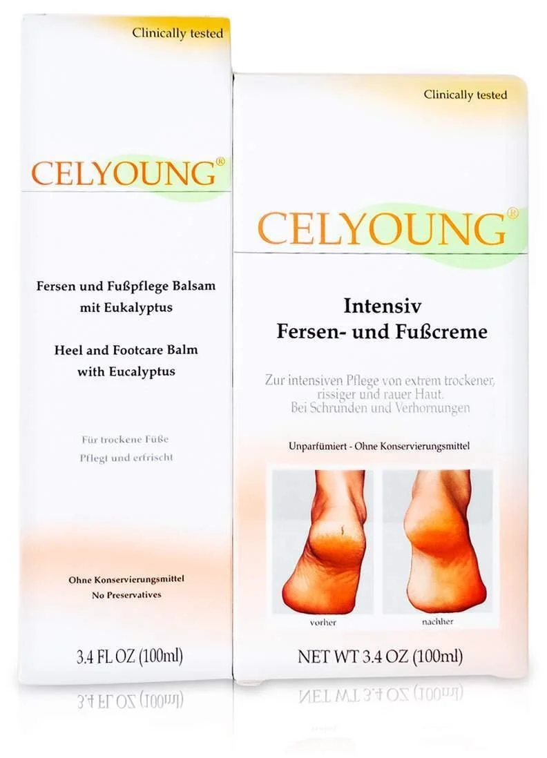 Крем-бальзам для ног Celyoung Intensive Heel интенсивный для пяток 2 x 100 мл, фото №1