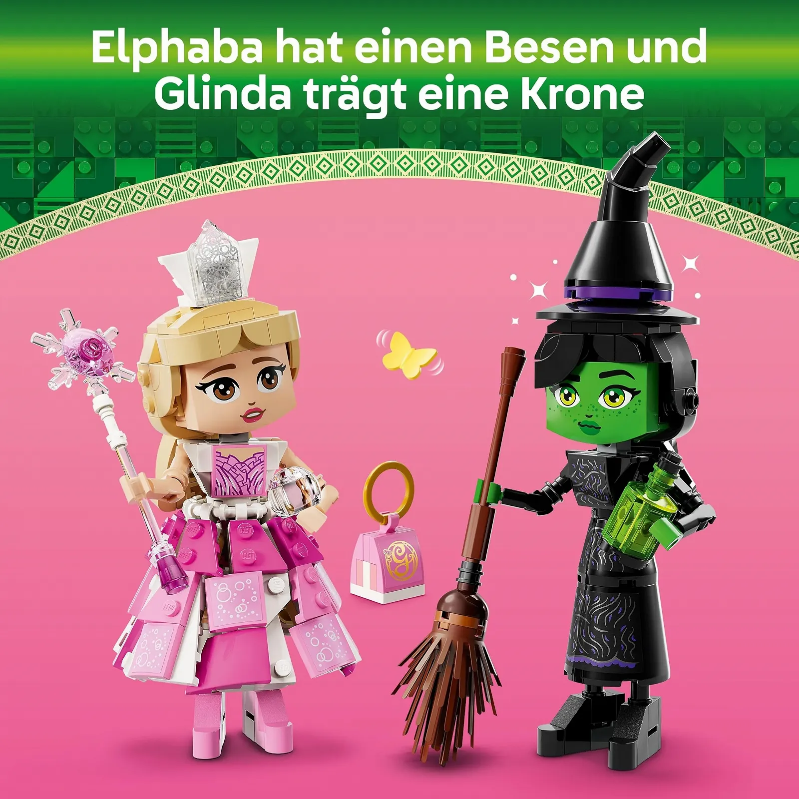 Конструктор LEGO Wicked Elphaba and Glinda Dolls - Игрушка с коллекционными фигурками ведьм из страны Оз - Креативный подарок для девочек от 10 лет - 75682, фото №5 Конструктор LEGO Wicked Elphaba and Glinda Dolls - Игрушка с коллекционными фигурками ведьм из страны Оз - Креативный подарок для девочек от 10 лет - 75682, фото №5