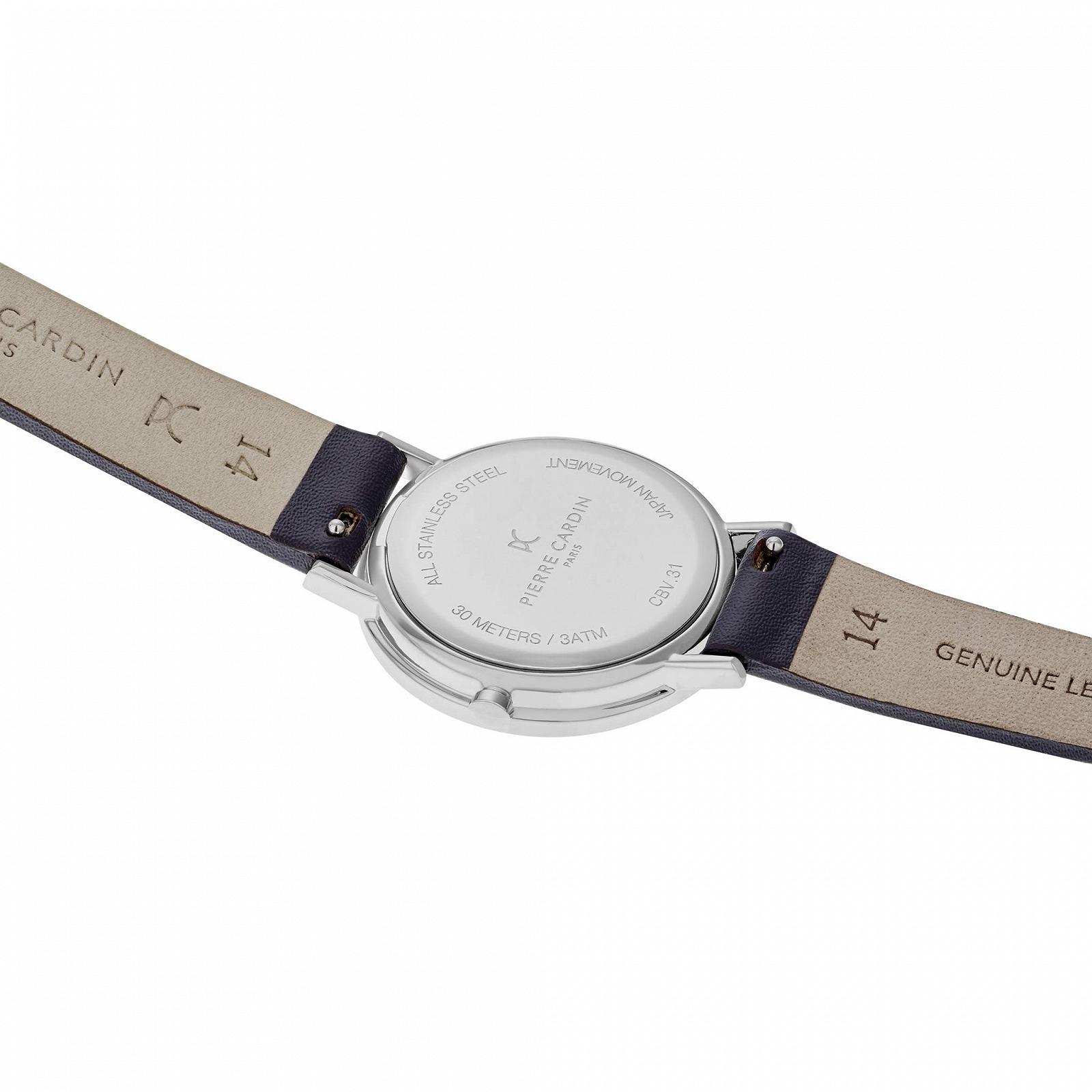 Аналоговые Часы Pierre Cardin Belleville PC Monogram Женские с кожаным ремешком, фото №3