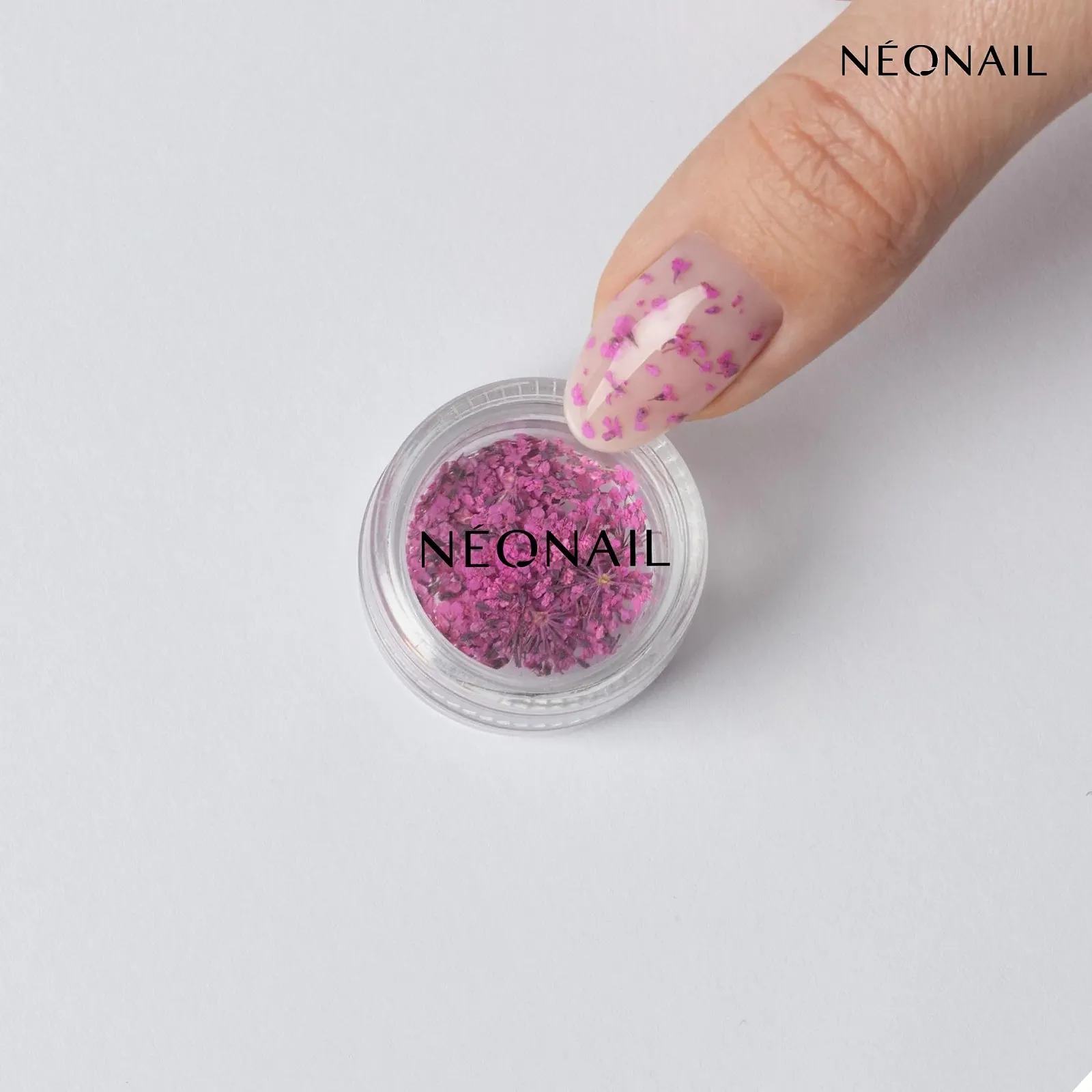 Набор сухоцветов для ногтей NÉONAIL Nail Art Flowers Set 3 цвета Pink, Purple, Orange, фото №4 Набор сухоцветов для ногтей NÉONAIL Nail Art Flowers Set 3 цвета Pink, Purple, Orange, фото №4
