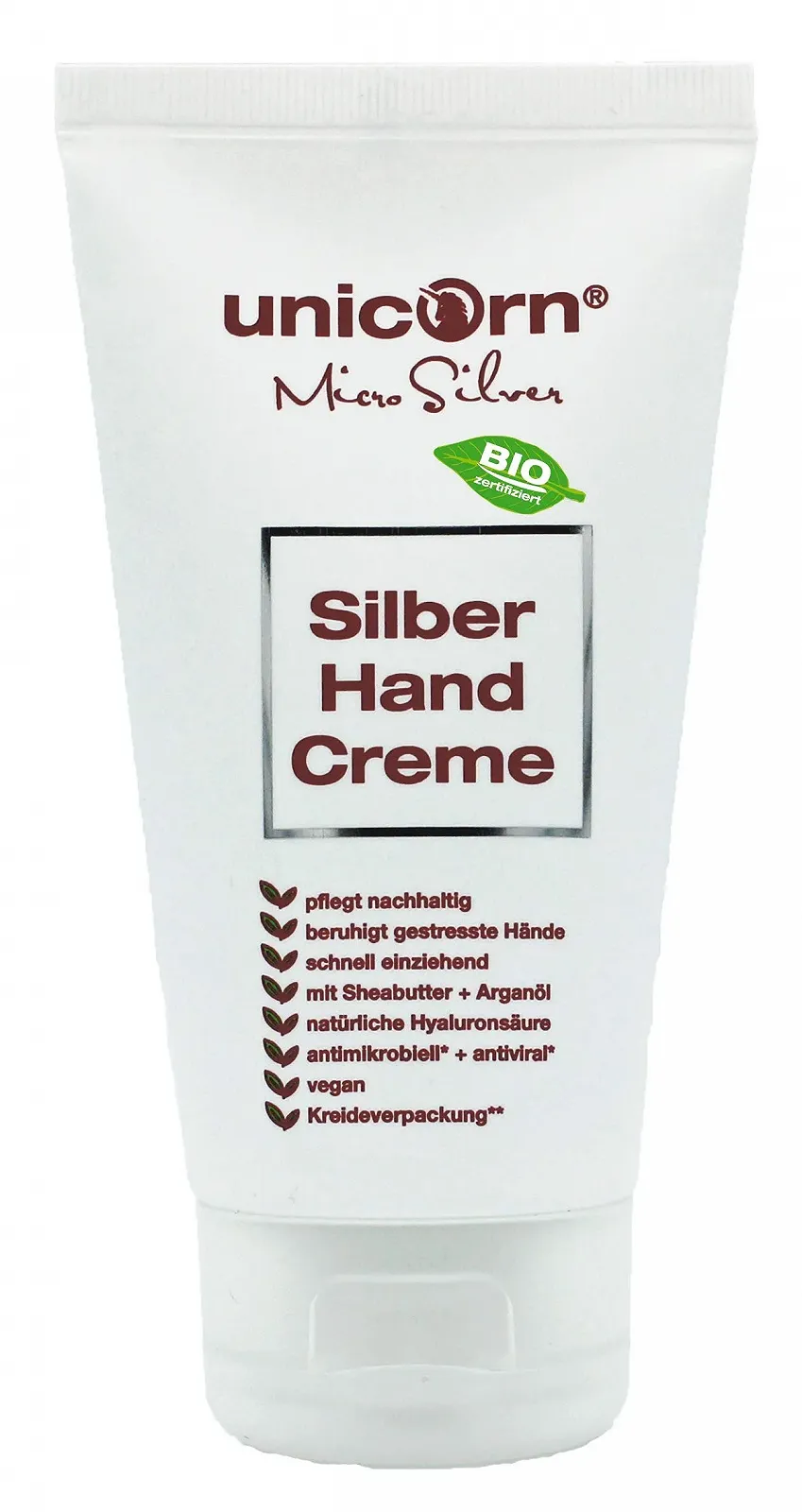 Крем для рук Unicorn з Micro Silver 75 мл - з квітковим ароматом - швидко вбирається, фото №1