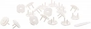 Заглушки для розеток AGT Set of 20 with Keys White synthetic.ua - Фото 1