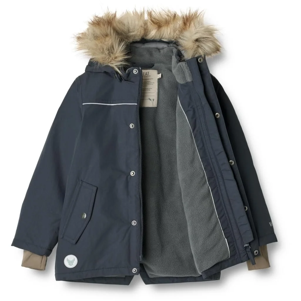 Зимняя куртка Wheat Kasper Technical Junior Sizes для мальчиков 100% переработанный полиэстер Oeko Tex Standard Водонепроницаемая, дышащая, ветрозащитная Oeko-Tex Standard, фото №3 Зимняя куртка Wheat Kasper Technical Junior Sizes для мальчиков 100% переработанный полиэстер Oeko Tex Standard Водонепроницаемая, дышащая, ветрозащитная Oeko-Tex Standard, фото №3