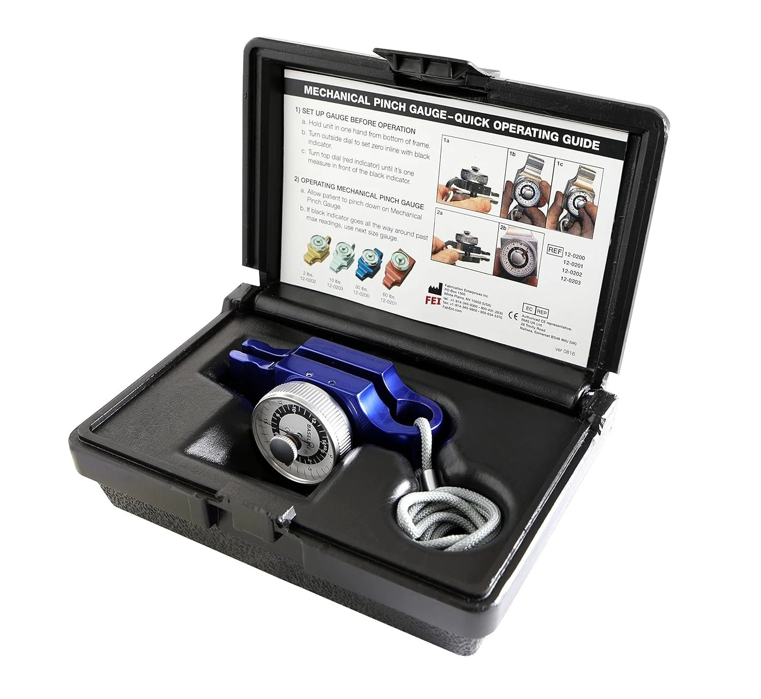 Измеритель силы сжима пальцев Baseline 12-0203 Синий, фото №5 Измеритель силы сжима пальцев Baseline 12-0203 Синий, фото №5