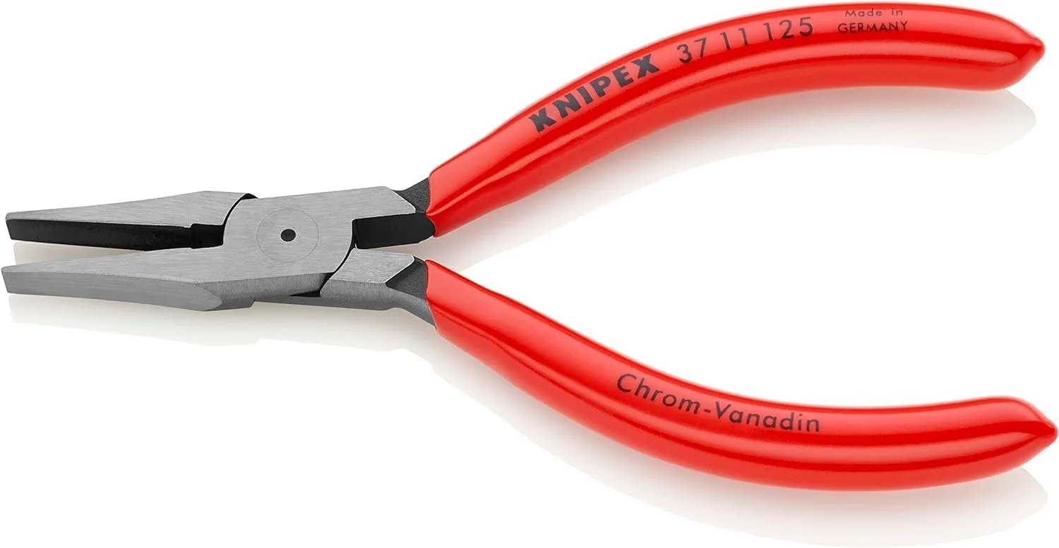 Плоскогубцы KNIPEX 37 11 125 для точной механики с пластиковым покрытием Черные атрaментированные 125 мм, фото №2