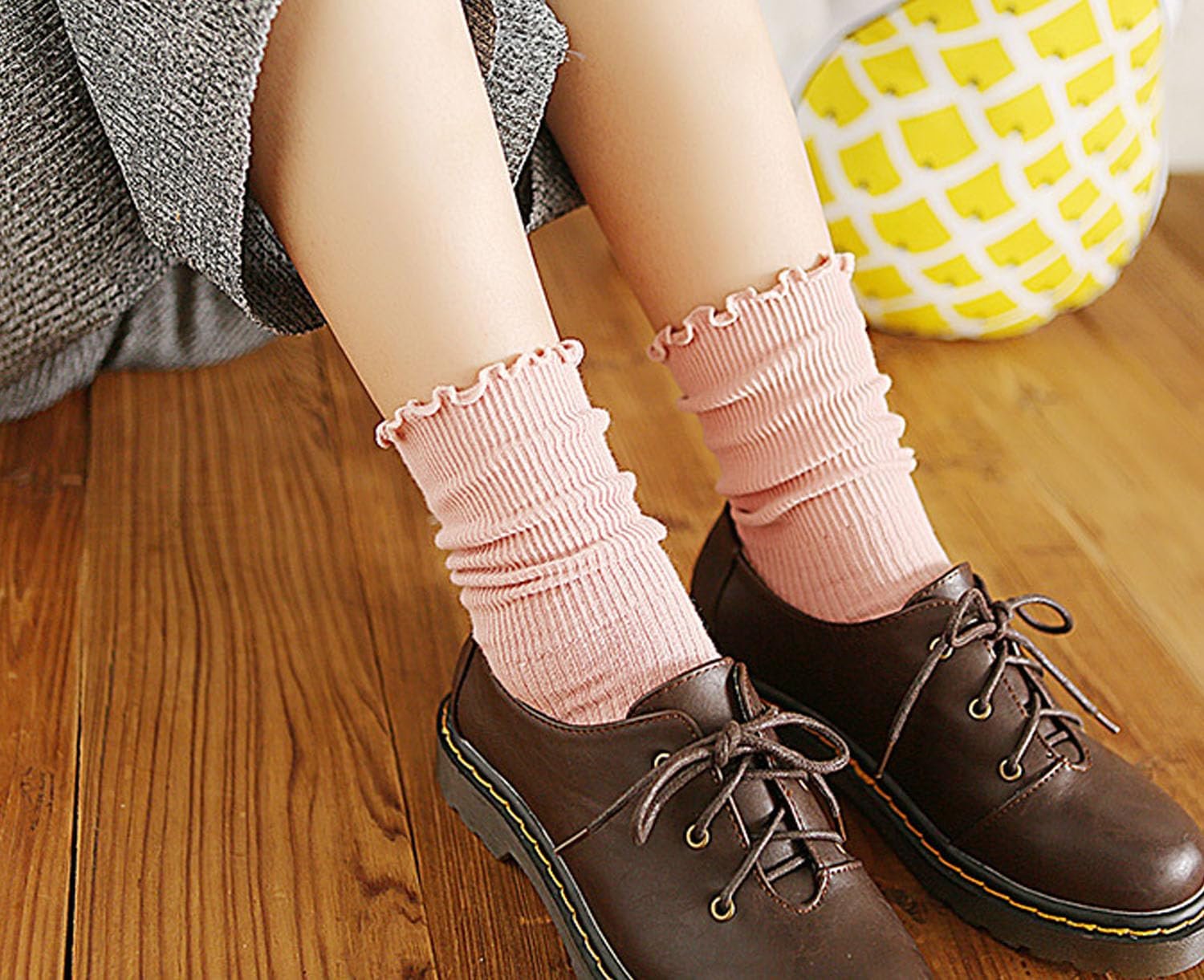 Женские носки с рюшами (6 пар), фото №4