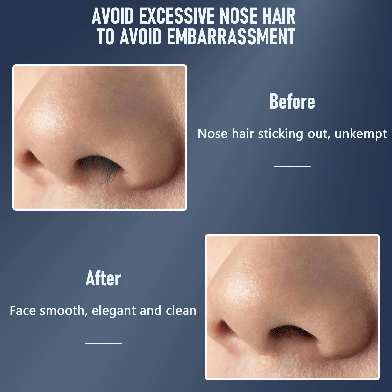 Набір Змінний Ніж для Носа Подвійний 2 в 1 360° Ротаційний Жіночий Чоловічий (1 Штука), фото №3