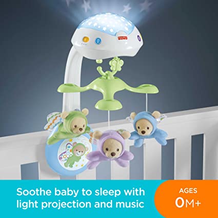 Детский мобиль с проэктором Fisher-Price Butterfly Dreams, фото №4
