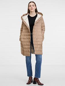 Жіноче пальто стьобане ORSAY Коричневе 50 synthetic.ua - Фото 1