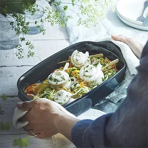 Форма для запекания Emile Henry EH909649 Керамическая Желтая 22 x 14 см synthetic.ua - Фото 1