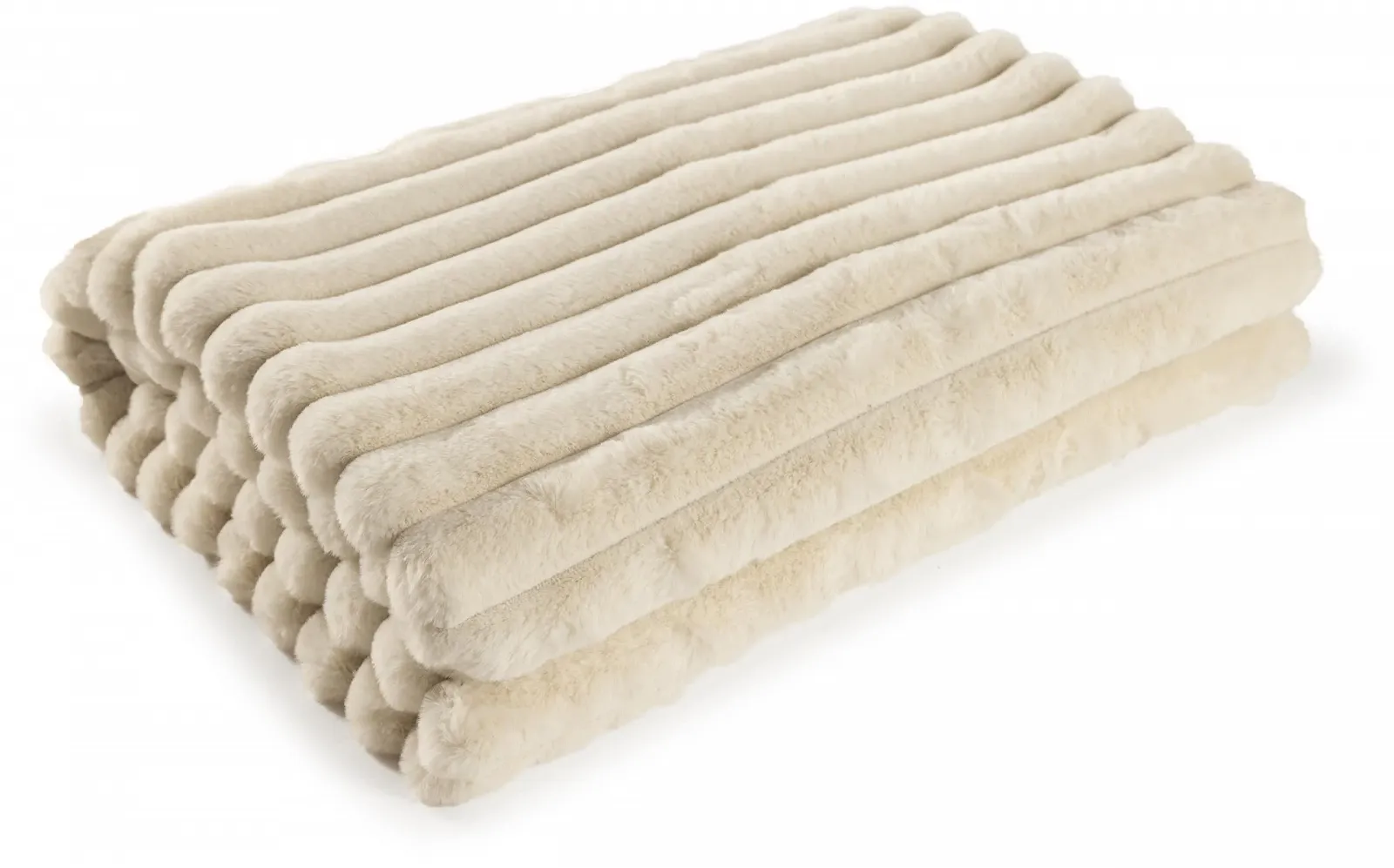 Покривало MAGMA Raya Штучне хутро 200 x 140 см Натуральний, фото №1